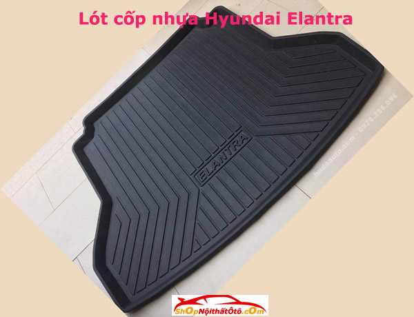 Lót cốp nhựa Hyundai Elantra, Lót cốp nhựa Elantra, Lót cốp Elantra, Lót cốp nhựa
